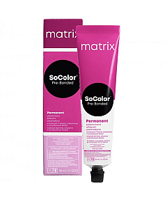 Matrix Socolor.beauty Pre-Bonded 1A - Крем-краска перманентная Соколор Бьюти, тон иссиня-черный пепельный 90 мл